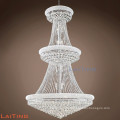 Empire long lobby chandelier, hotel crystal hanging supper large lamp-62038